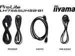 iiyama ProLite LH7565UHSB-B1 Signage Display 189cm (74,5")