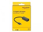 DeLOCK Thunderbolt 3 zu 2.5GBase-T Netzwerkadapter, schwarz