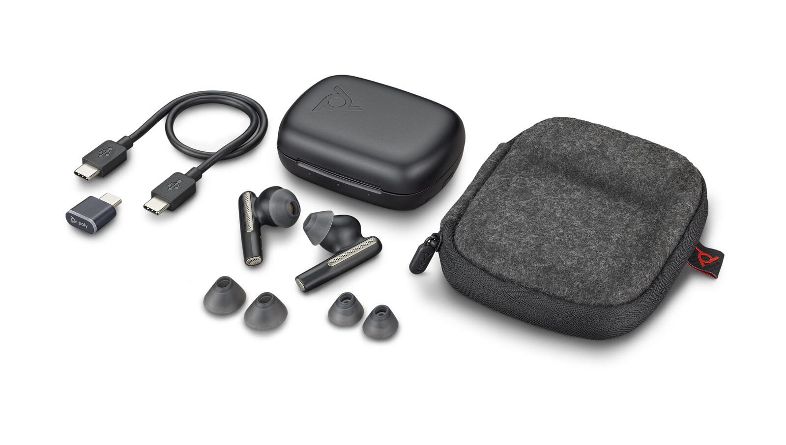 Poly Voyager Free 60 UC Headset In-Ear schwarz