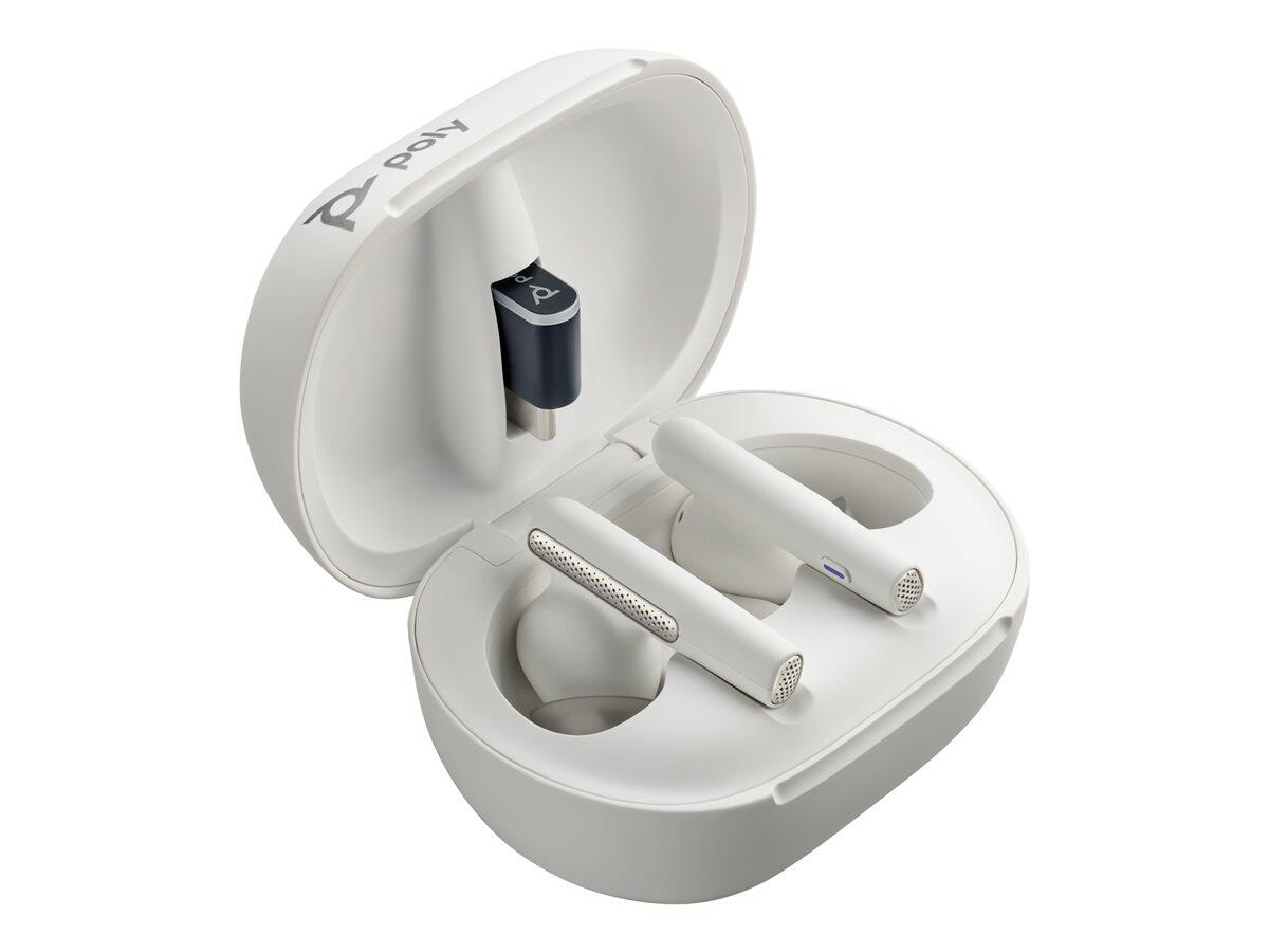 Poly Voyager Free 60+ UC Headset In-Ear weiß