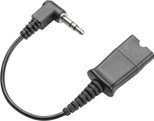 Poly Headsetadapter Quick Disconnect männlich zu Mini-Stecker männlich