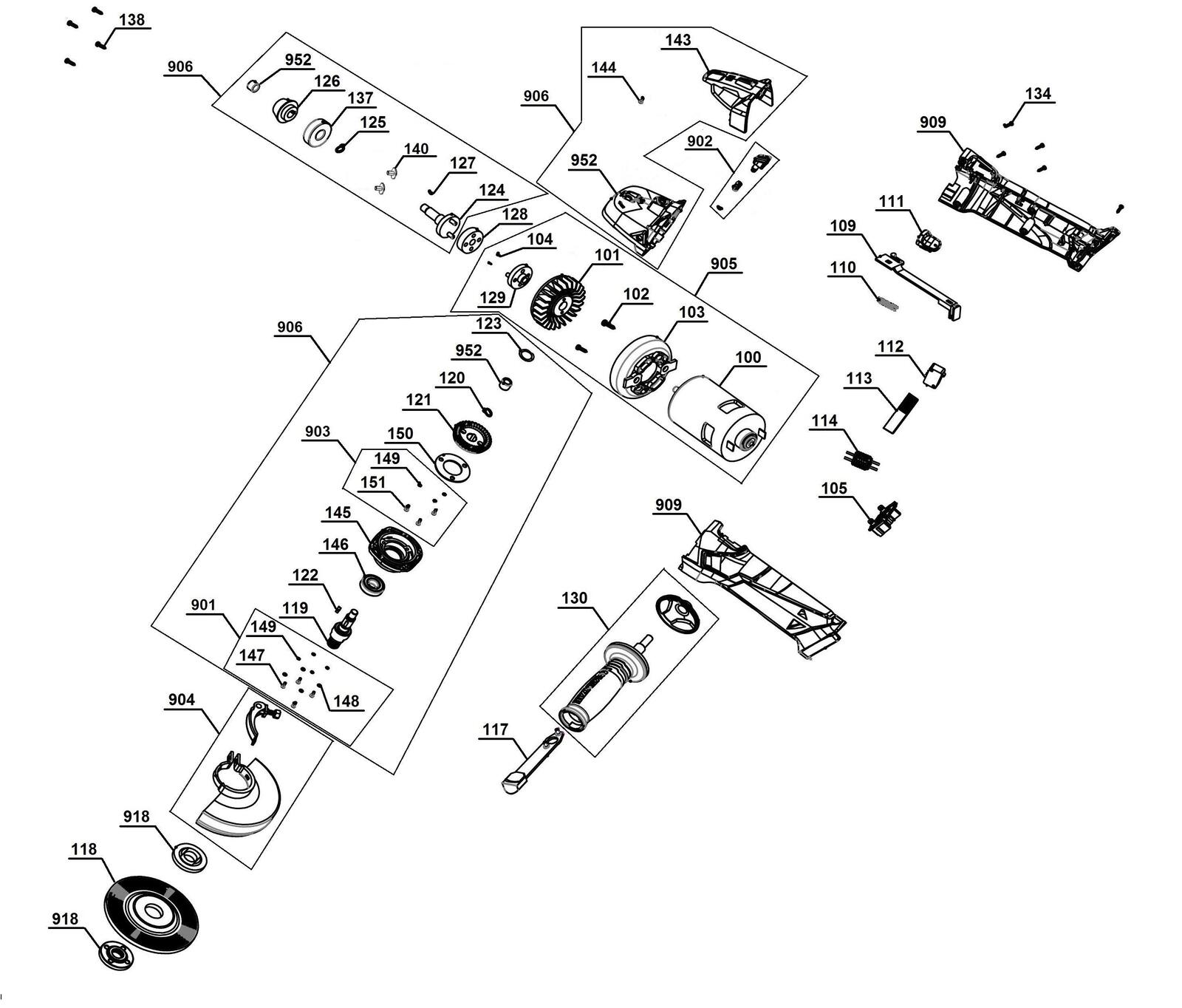 Einhell Akku-Winkelschleifer  TE-AG 18/115 Li-Solo (4431110)
