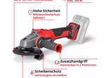 Einhell Akku-Winkelschleifer  AXXIO 18/125 Q (4431151)