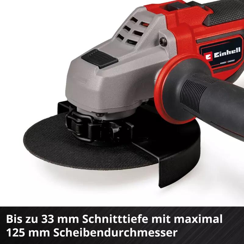 Einhell Akku-Winkelschleifer  18/125 CE Q Li - Solo (4431155)