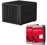 Synology DiskStation DS923+ 4 Einschübe NAS-Server Leergehäuse + 16TB WD Red Plus SATA 3.5" HDD (2x 8TB)