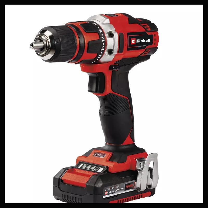 Einhell Akku-Bohrschrauber TE-CD 18/40-1 Li (2x1,5 Ah) (4513939)