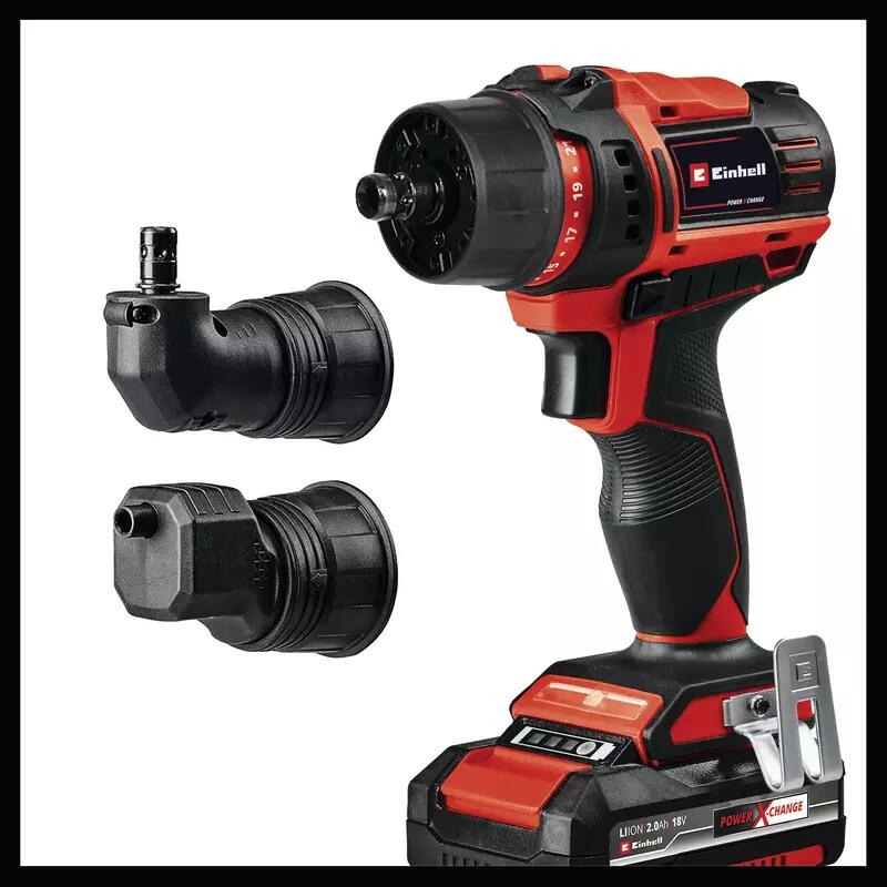 Einhell Akku-Bohrschrauber TE-CD 18/45 3X-Li +22 1x2,0Ah (4513990)