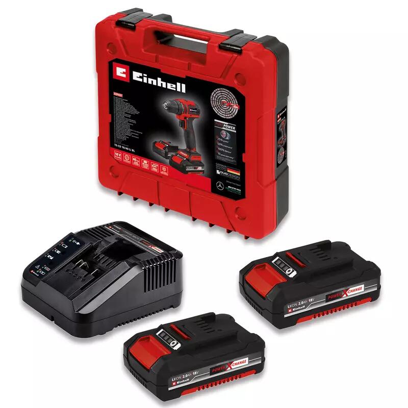 Einhell Akku-Bohrschrauber TE-CD 18/40 Li BL (2x2,0Ah) (4513995)
