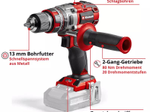Einhell Akku-Bohrschrauber-Set TP-CD 18/80 Li-i BL - Solo (4514305)