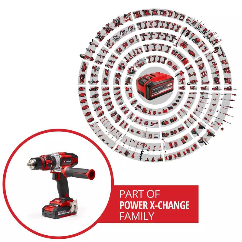 Einhell Akku-Bohrschrauber-Set TE-CD 18/48 Li-i (2x2,0Ah) (4513935)