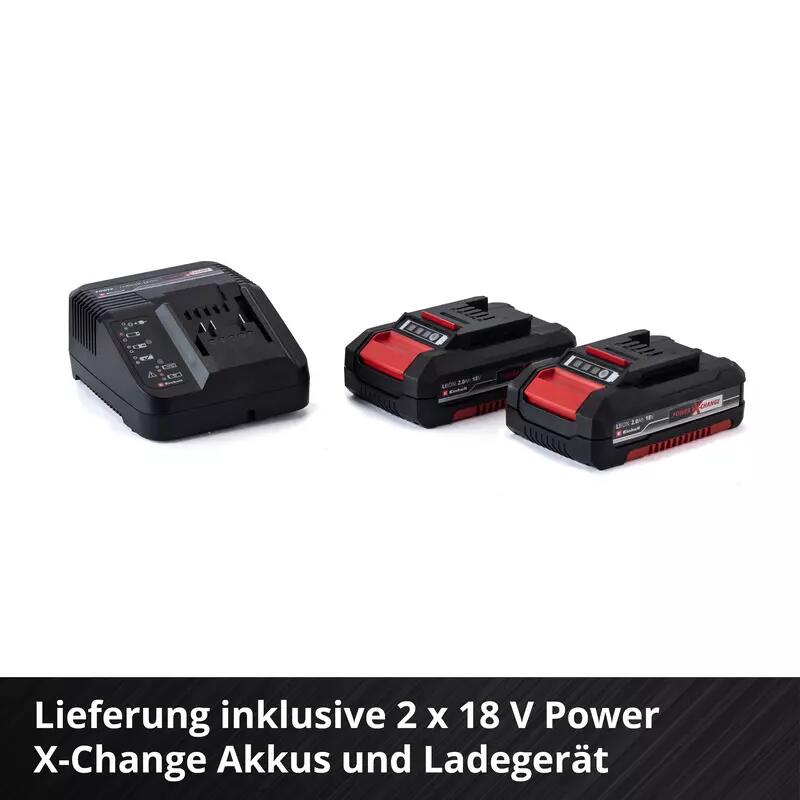 Einhell Akku-Bohrschrauber-Set TE-CD 18/40 Li-i +64 (2x2,0Ah) (4513992)