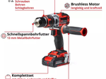 Einhell Akku-Bohrschrauber-Set TP-CD 18 Li-i BL (2x2,0Ah)