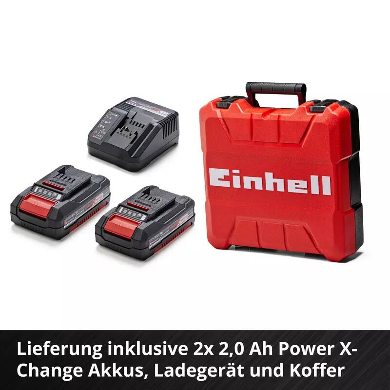 Einhell Akku-Bohrschrauber-Set TP-CD 18 Li-i BL (2x2,0Ah)