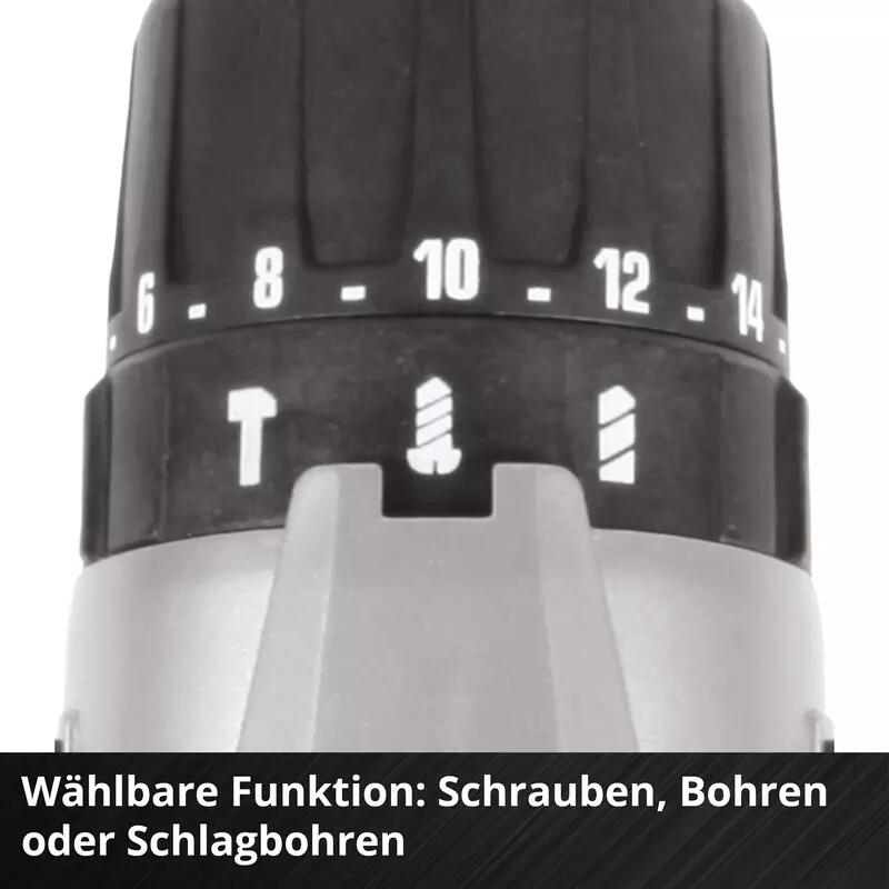 Einhell Akku-Bohrschrauber-Set TE-CD 18/2 Li-i +64 (2x2,0 Ah) (4514221)