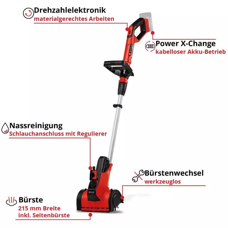 Einhell Akku-Oberflächenbürste PICOBELLA 18/215 (3424200)