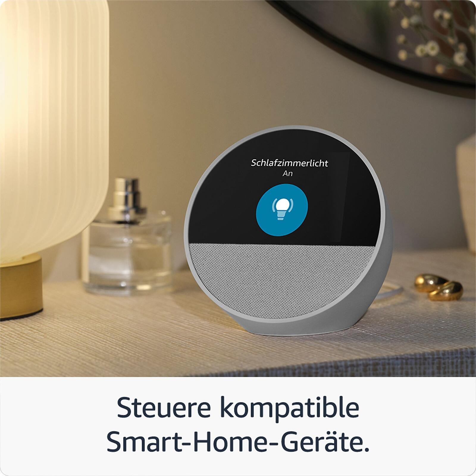 Amazon Echo Spot (2024) - Smart Speaker, schwarz