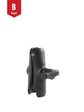 RAM Mounts mittlerer Verbundstoff- Verbindungsarm - ca. 90 mm lang, für B-Kugeln (1 Zoll)