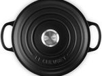 Le Creuset Bräter 24cm, mattschwarz