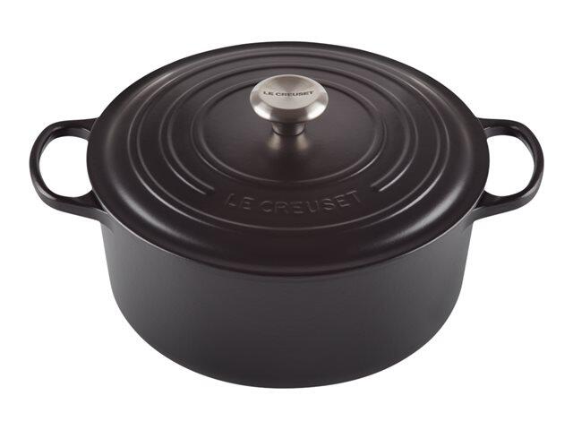 Le Creuset Bräter 22cm, mattschwarz