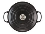 Le Creuset Bräter 22cm, mattschwarz