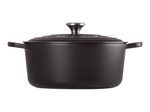 Le Creuset Bräter 22cm, mattschwarz