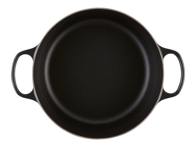 Le Creuset Bräter 22cm, mattschwarz