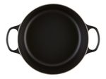 Le Creuset Bräter 22cm, mattschwarz