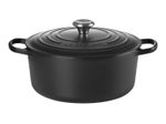 Le Creuset Bräter 22cm, mattschwarz