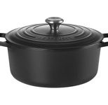 Le Creuset Bräter 22cm, mattschwarz