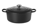 Le Creuset Bräter 22cm, mattschwarz