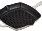 Le Creuset quadratische Grillpfanne 26cm, meringue