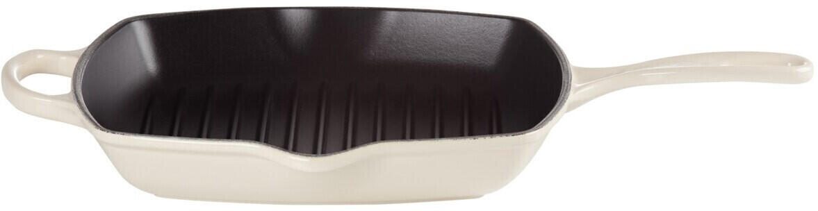 Le Creuset quadratische Grillpfanne 26cm, meringue