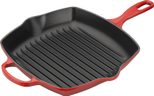 Le Creuset quadratische Grillpfanne 26cm, kirschrot