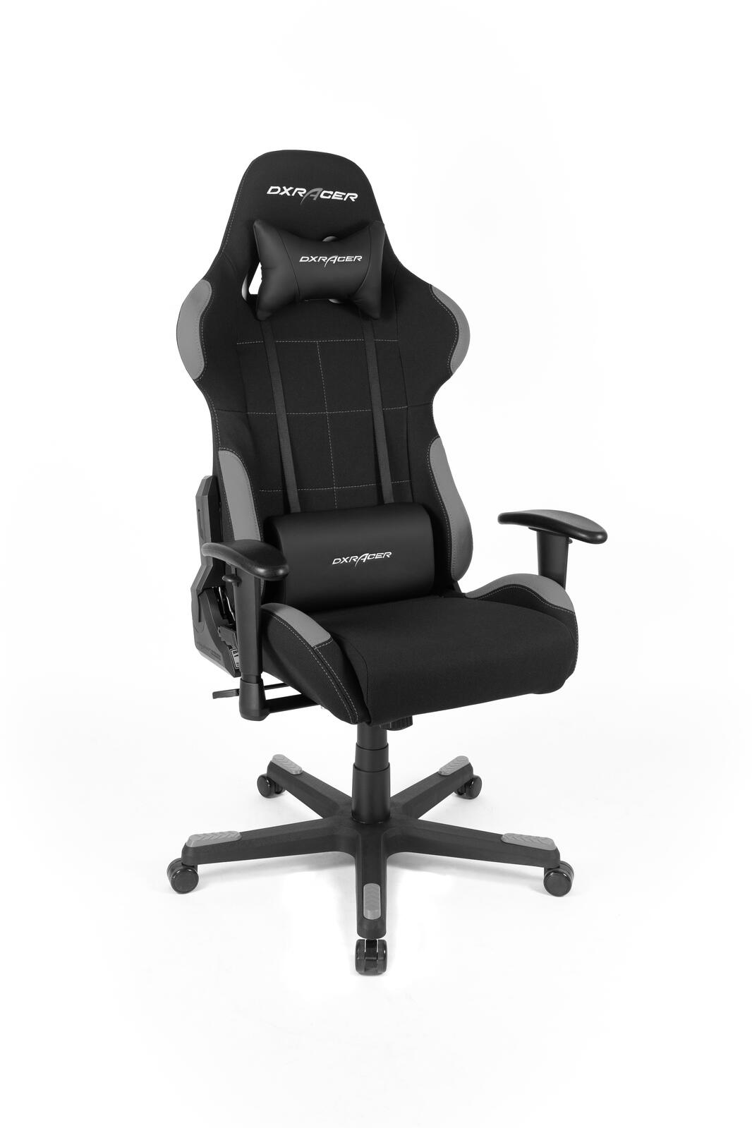 DXRacer Formula Serie OH-FD01-NG Gaming-Stuhl - Regular / L - EPU Kunstleder (wasserabweisend) - schwarz/grau