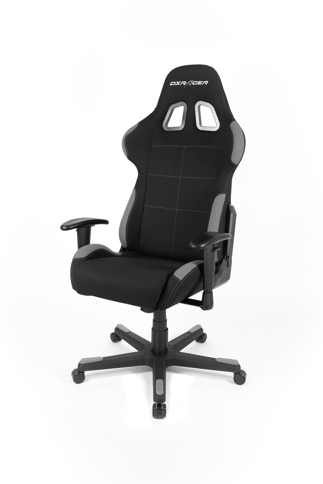 DXRacer Formula Serie OH-FD01-NG Gaming-Stuhl - Regular / L - EPU Kunstleder (wasserabweisend) - schwarz/grau