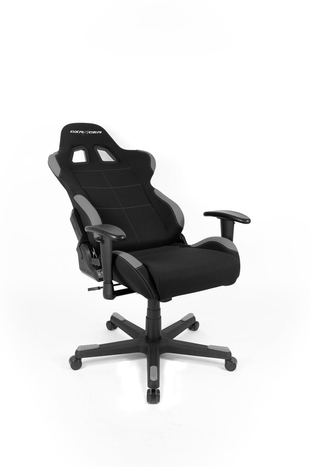 DXRacer Formula Serie OH-FD01-NG Gaming-Stuhl - Regular / L - EPU Kunstleder (wasserabweisend) - schwarz/grau