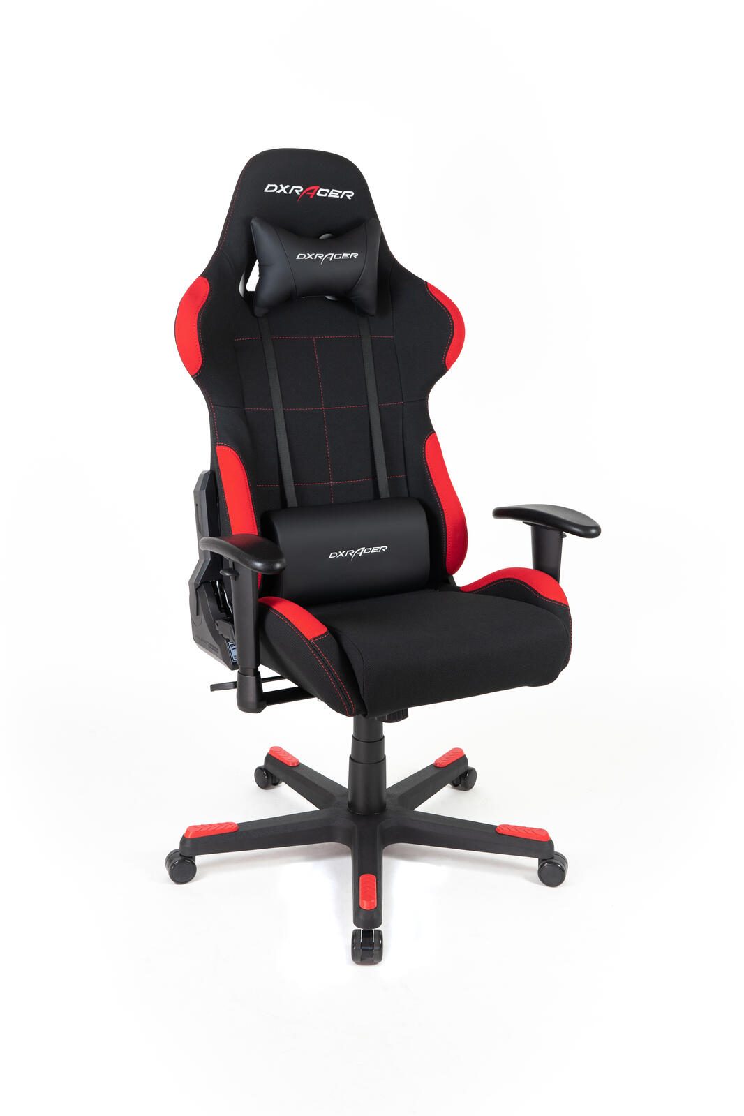 DXRacer Formula Serie OH-FD01-NR Gaming-Stuhl - Regular / L - EPU Kunstleder (wasserabweisend) - schwarz/rot