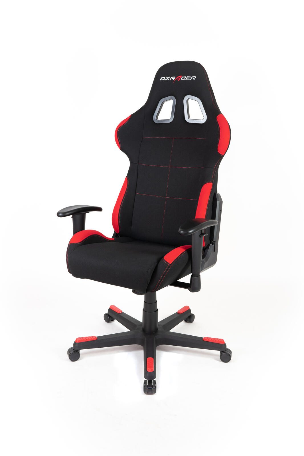 DXRacer Formula Serie OH-FD01-NR Gaming-Stuhl - Regular / L - EPU Kunstleder (wasserabweisend) - schwarz/rot