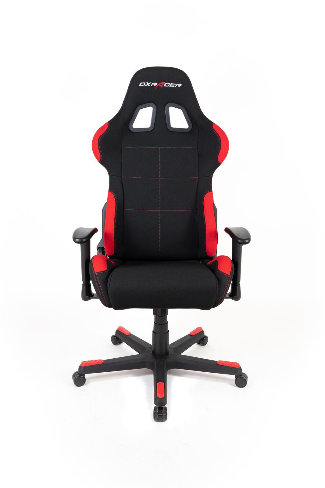 DXRacer Formula Serie OH-FD01-NR Gaming-Stuhl - Regular / L - EPU Kunstleder (wasserabweisend) - schwarz/rot