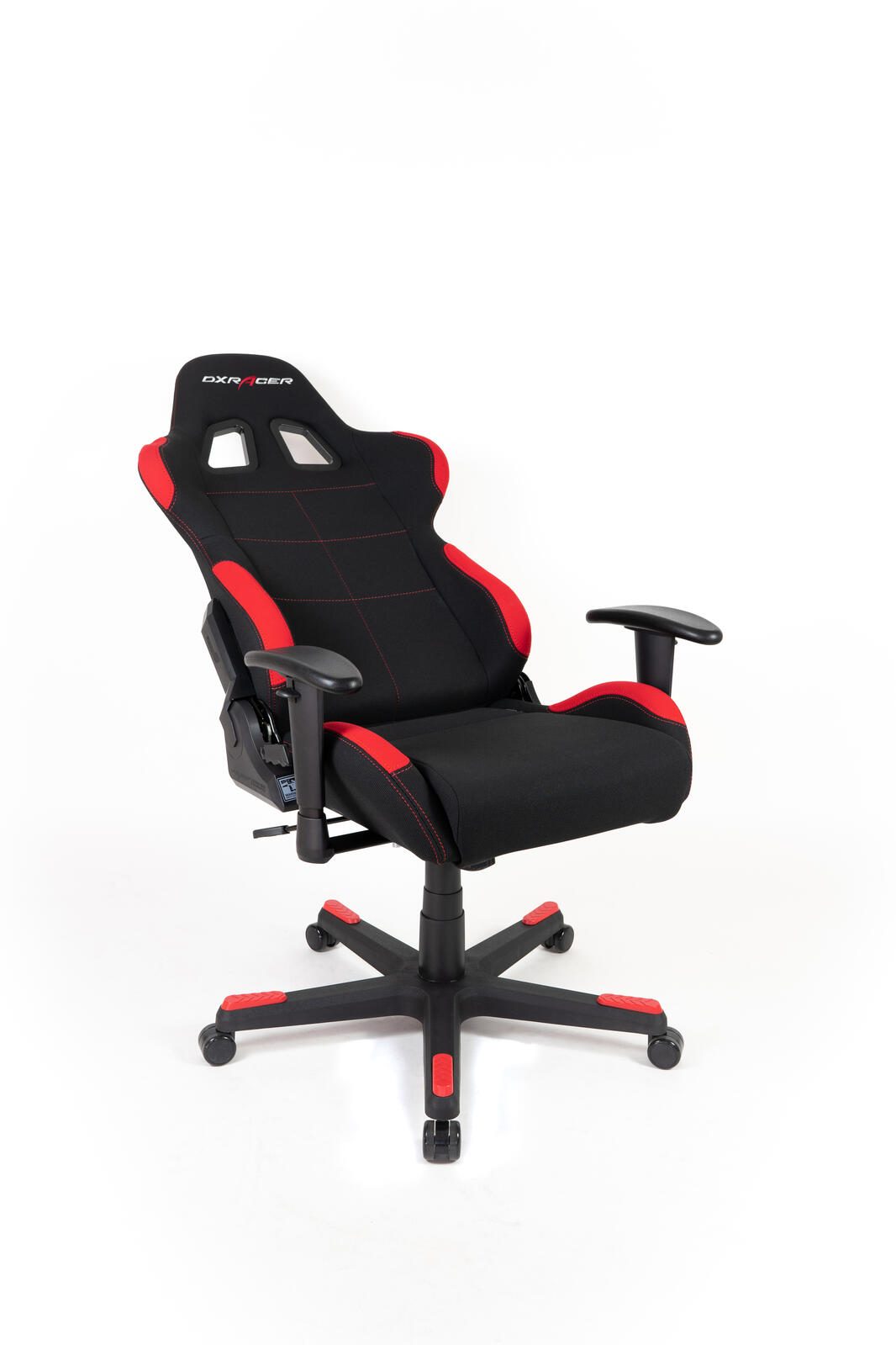 DXRacer Formula Serie OH-FD01-NR Gaming-Stuhl - Regular / L - EPU Kunstleder (wasserabweisend) - schwarz/rot