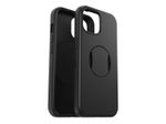 OtterBox OtterGrip Symmetry Series Hintere Abdeckung für Apple iPhone 13, 14, 15, 16e - schwarz