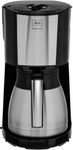 Melitta Enjoy® Top Therm Filterkaffeemaschine, schwarz-silber
