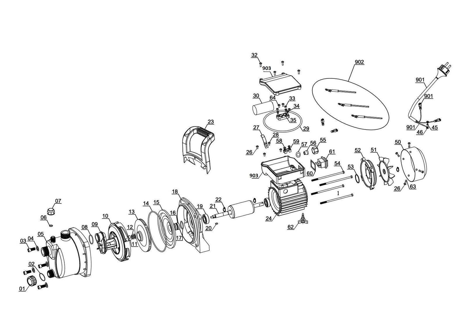 Einhell Gartenpumpen-Set GC-GP 6538 Set (4180283)