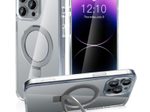 nevox StyleShell SHOCKFlex Stand für iPhone 15 Pro Max - Transparent