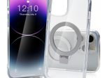 nevox StyleShell SHOCKFlex Stand für iPhone 15 Pro Max - Transparent