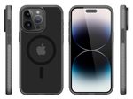 Nevox StyleShell Invisio für das iPhone 15 Pro mit MagSafe - Schwarz