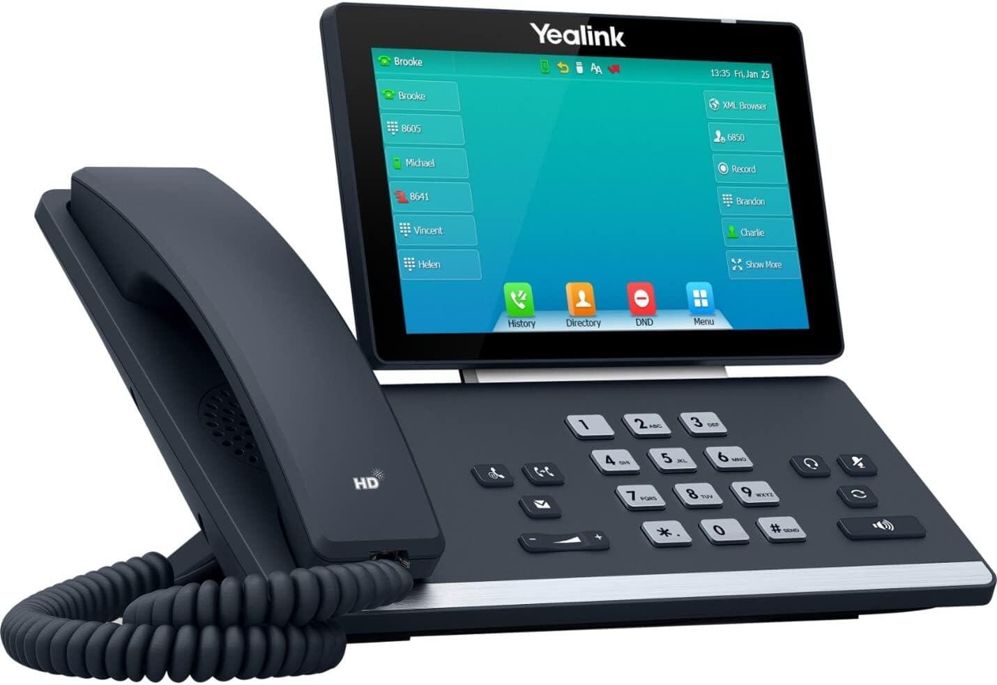 Yealink SIP-T57W - VoIP-Telefon mit Bluetooth-Schnittstelle mit Rufnummernanzeige