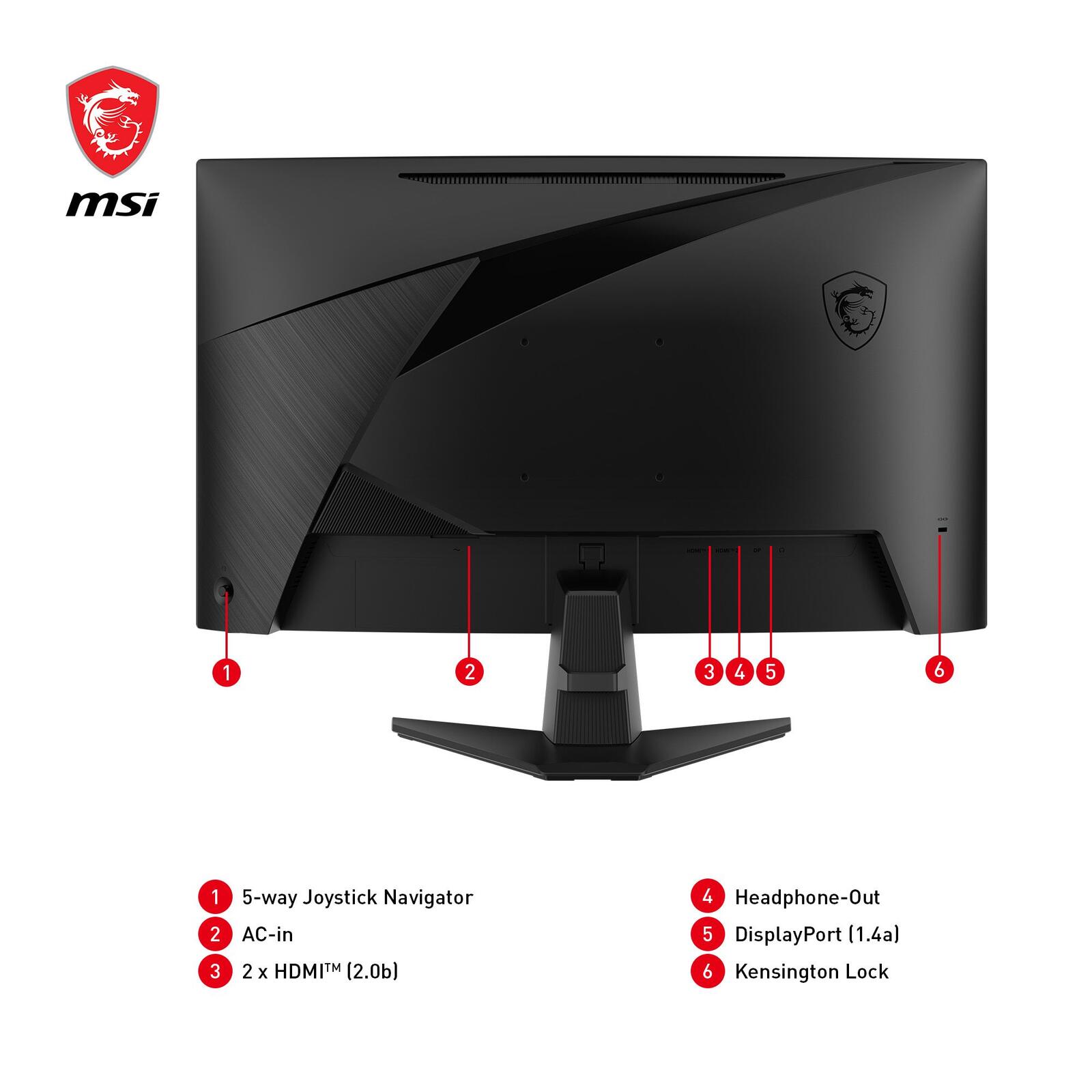 MSI MAG 27CQ6FDE Curved Gaming Monitor 69 cm (27")