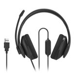 hama HS-USB300 V2 USB-Headset schwarz