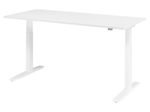 HAMMERBACHER XMKA19 höhenverstellbarer Schreibtisch 70,0 - 120,0 cm - elektrisch weiß / weiß
